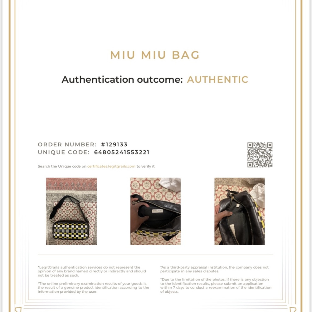 VINTAGE MIU MIU SHOULDER BAG - Picture 12 of 12
